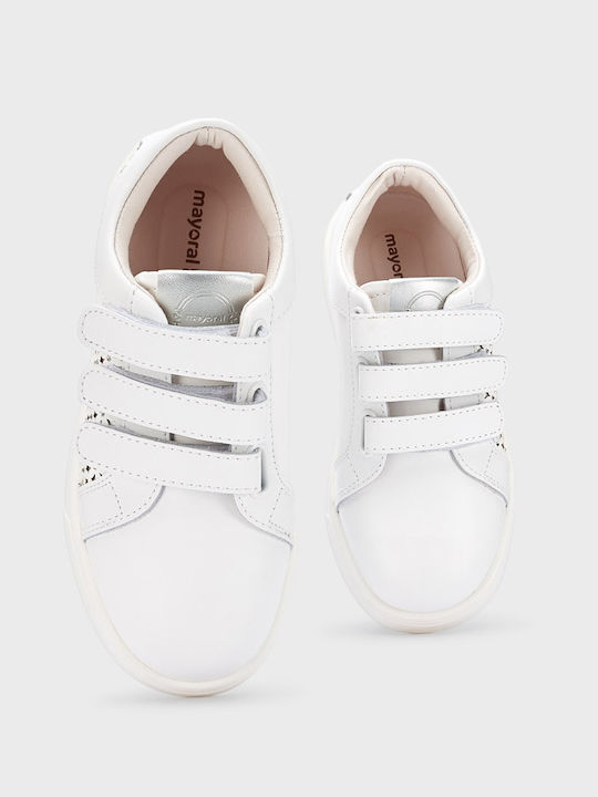 Mayoral Kids Sneakers with Scratch White