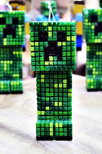 Easter Candle Minecraft Green