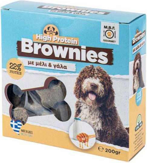 M.B.F. Brownies Dog Treat with Mlik and Honey 200gr MBF187