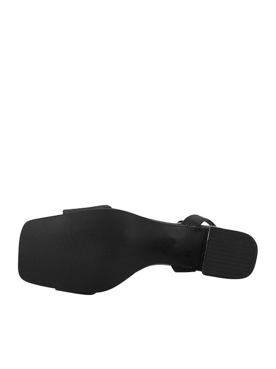 Sotta Leather Sandals Black