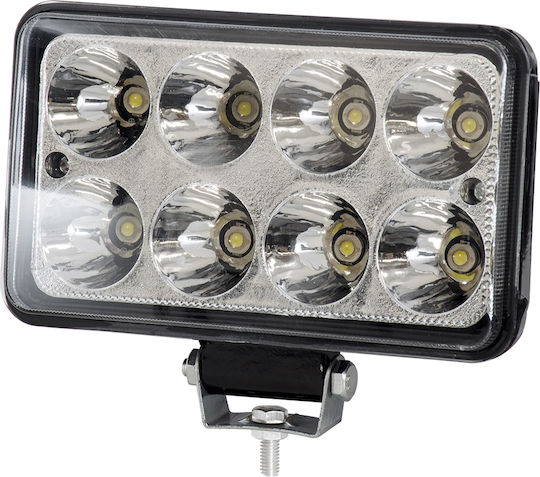 GloboStar Squareς Waterproof Headlights Car LED Renault Master 24W 15.5cm with White Lighting 1pcs