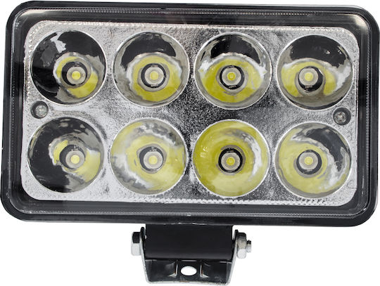 GloboStar Squareς Waterproof Headlights Car LED Renault Master 24W 15.5cm with White Lighting 1pcs