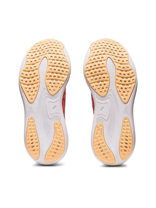 Gel-Nimbus 25 Damen Sportschuhe Laufen Papaya / Dusty Purple