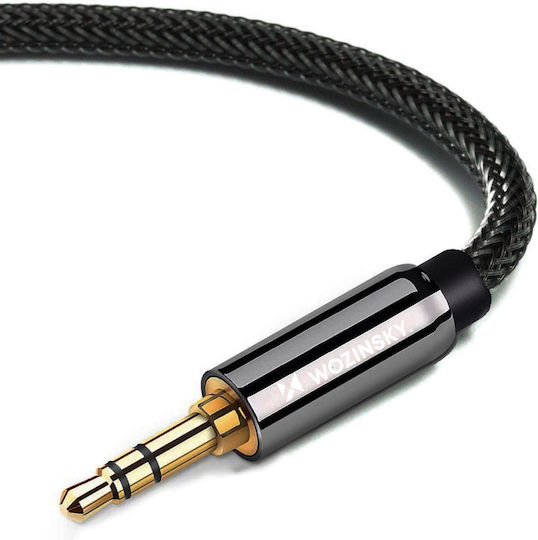 Wozinsky 3.5mm male - 3.5mm male Cable Black 3m