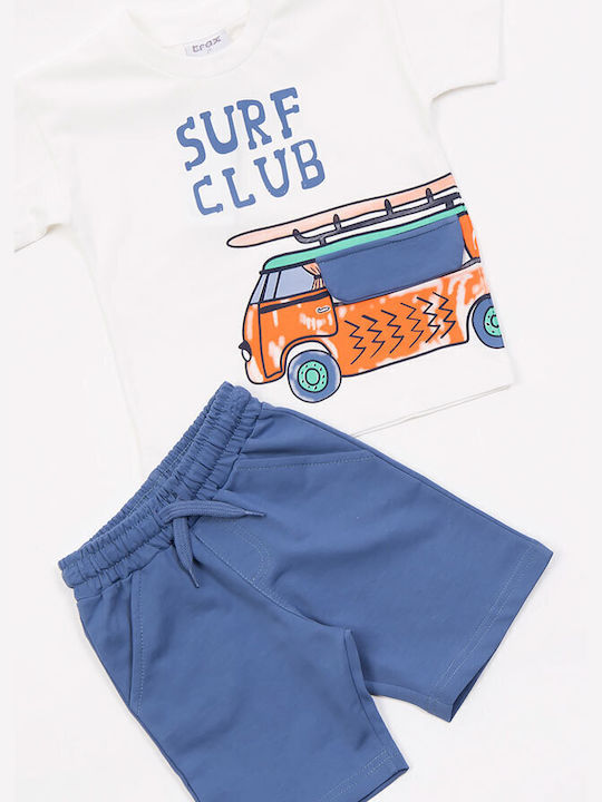 Trax Kinder Set mit Shorts Sommer 2Stück Weiß