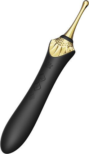 Zalo Bess 2 Clitoral Vibrator Clitoral Vibrator 22cm Obsidian Black