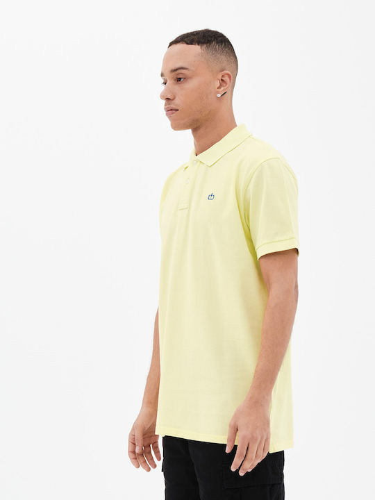 231.EM35.69GD Polo Short Sleeve Blouse Lime Yellow