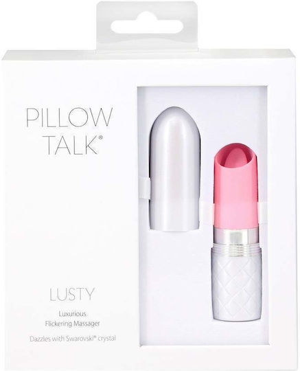 BMS Factory Lusty Luxurious Flickering Massager Mini Δονητής Μασάζ 9.4cm Pink
