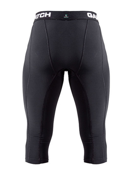 GamePatch Ανδρικό Αθλητικό Κολάν Compression Capri Μαύρο
