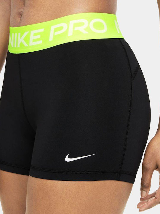 Dri-Fit Pro W3 Alergare Colanti de femei Colanti-scurti Black / Volt