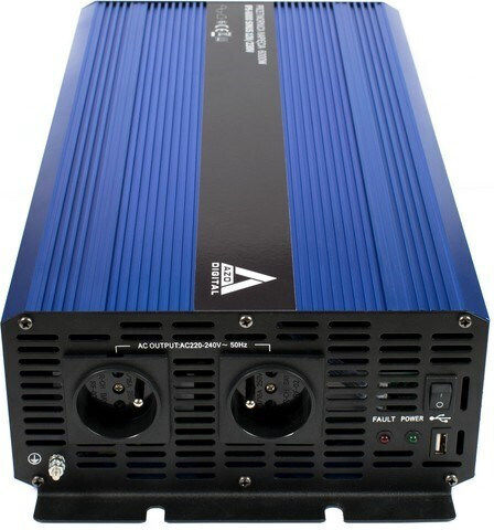 Azo Digital IPS-6000S Car Inverter 6000W to Converter 12V DC in 230V AC