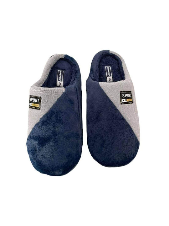 Jomix Men's Slipper Navy/Grey