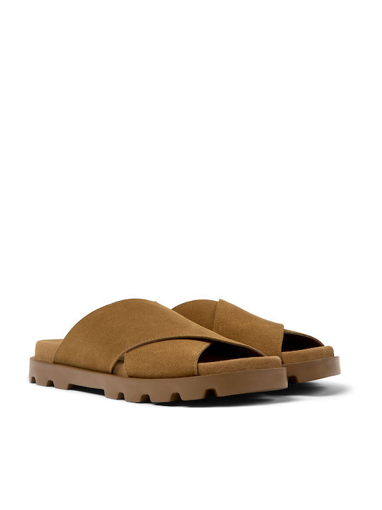 Camper Women's Flat Sandals in Brown Color