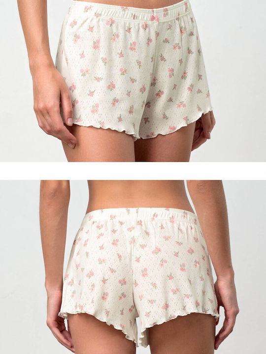 Vamp Sommer Baumwolle Damen Pyjama-Shorts
