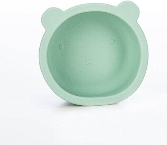 FreeOn Baby Food Bowl made of Silicone Green