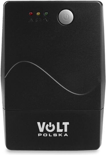 Volt Polska PICO UPS Line-Interactive 800VA 480W με 2 Schuko Πρίζες