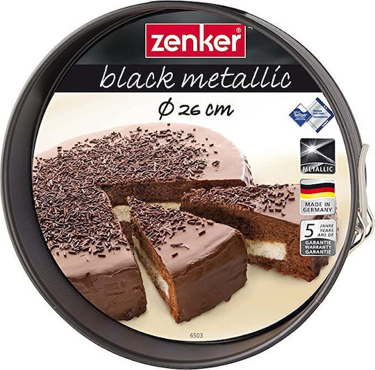 Zenker Formă Detasabilă Antiaderentă Negru Metalizat Ø26x5cm Zenker Formă Detasabilă Antiaderentă Negru Metalizat Ø26x5cm