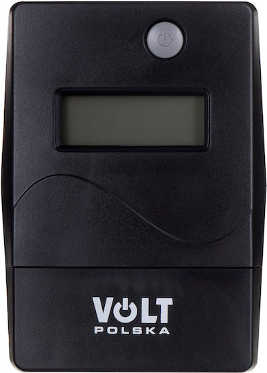 Volt Polska Micro UPS Line-Interactive 800VA 480W με 2 Schuko Πρίζες