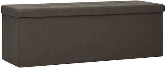 vidaXL Μπαούλο Ξύλινο 110x38x38εκ. Καφέ