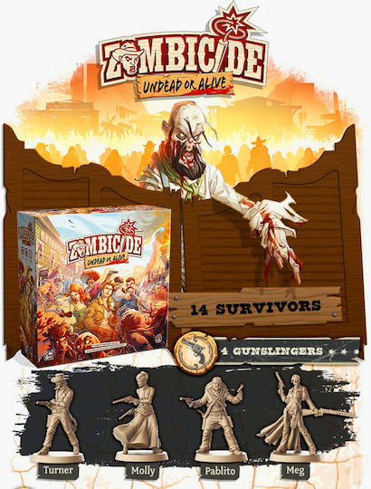 Game Expansion Zombicide: Undead or Alive – Gears & Guns for 1-6 Players 14+ Years Old (EN) Cool Mini Or Not