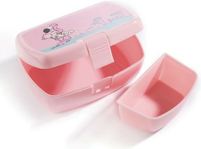 Alouette Nici Kids Lunch Plastic Box Pink L16xW11xH6cm