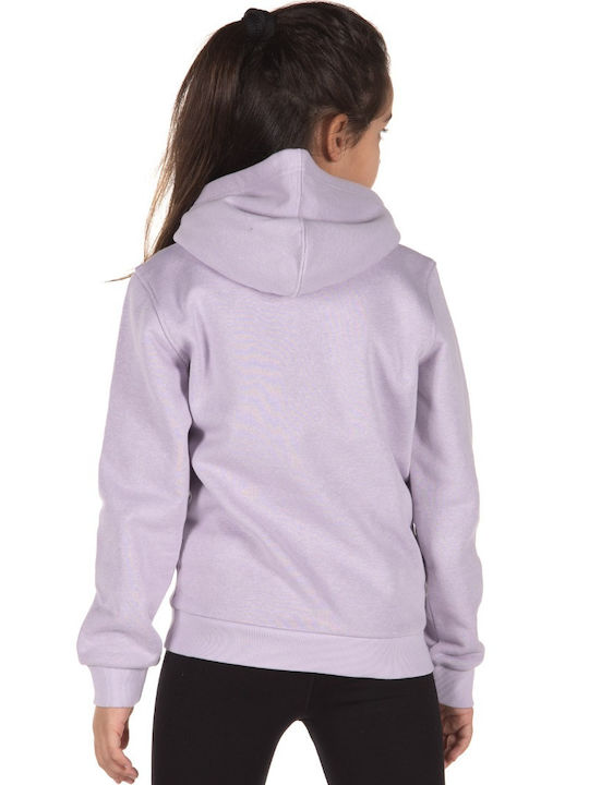 District75 Kids Sweatshirt with Hood and Pocket Lilac