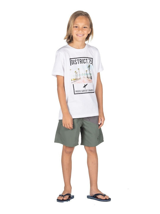 District75 Kids Swimwear Swim Shorts Khaki