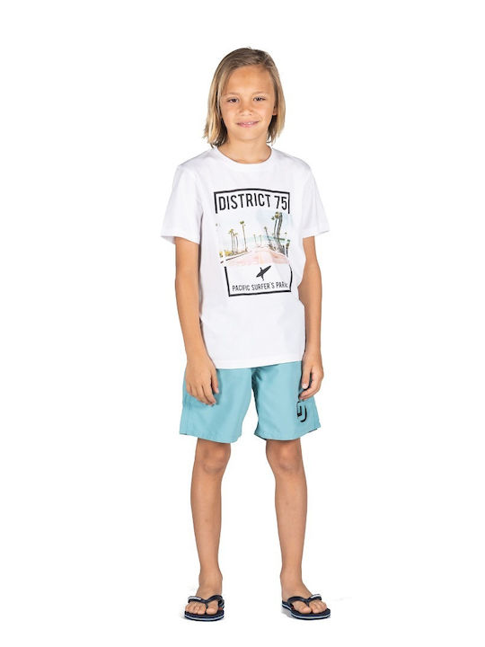 District75 Kids Swimwear Swim Shorts Turquoise