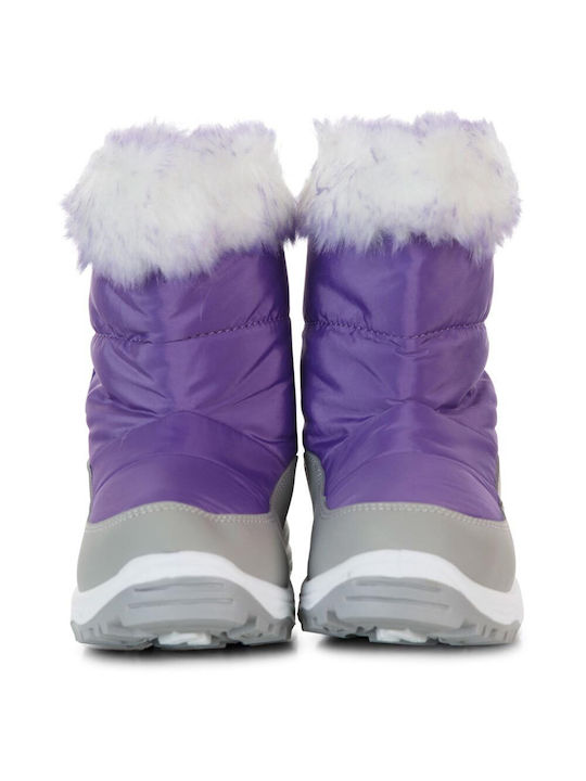 Arabella Ghete copii cu Velcro Violet
