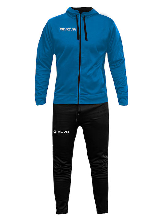 Tuta Sorrento Roy Football Tracksuit Glossy Navy Blue