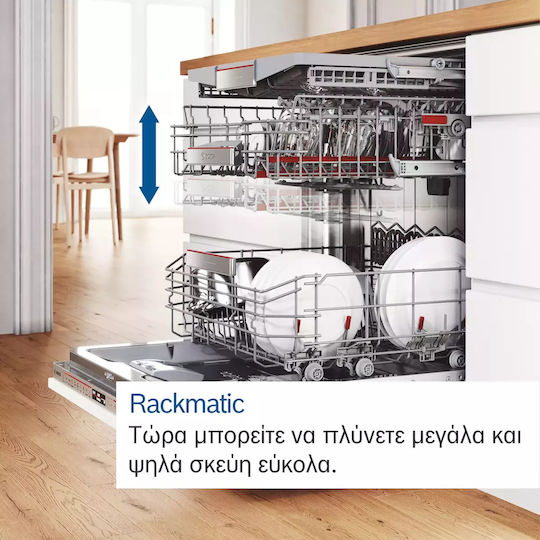 Bosch Ελεύθερο Πλυντήριο Πιάτων με Wi-Fi για 10 Σερβίτσια Home Connect Π45xY84.5εκ. Inox