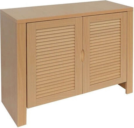Zita Plus Holz-Schuhorganisator mit 3 Regalen Beiges M80xT32xH70cm