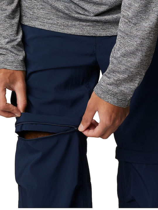 Columbia Silver Ridge Utility Convertible Men's Hiking Long Trousers Blue