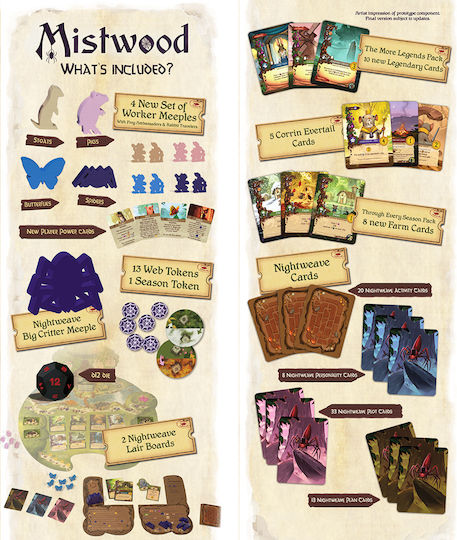 Επέκταση Παιχνιδιού Everdell: Mistwood για 1-4 Παίκτες 10+ Ετών (EN) Starling Games