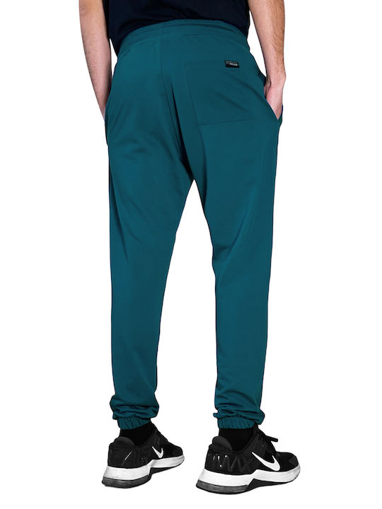 3Guys Men's Sweatpants with Rubber Green