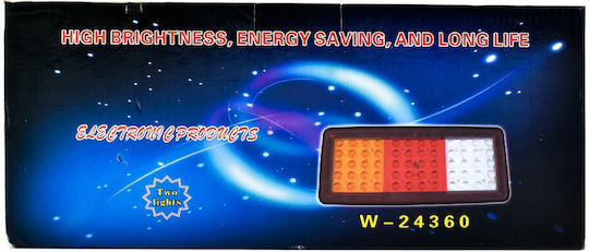 Factory Σετ Φώτα Τρέιλερ LED Αδιάβροχα με Βίδες 24V 2τμχ