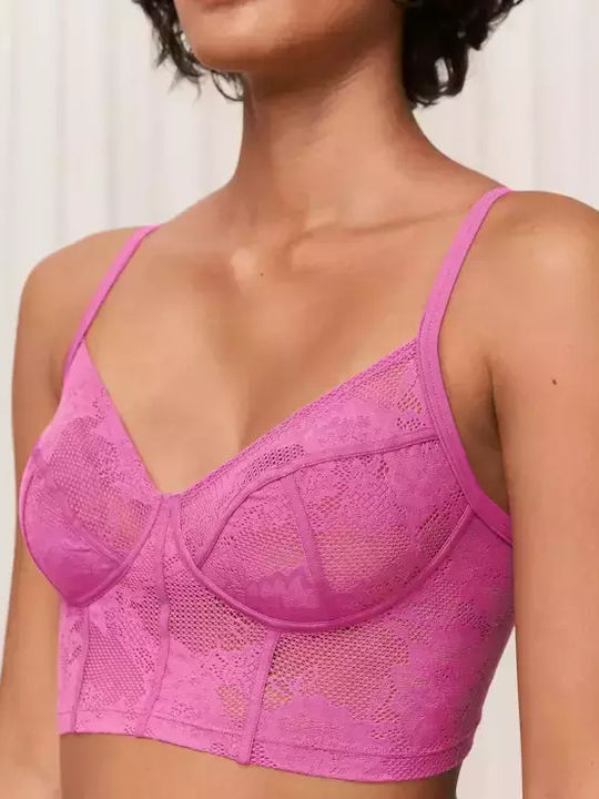 Triumph Bralette Σουτιέν Φούξια