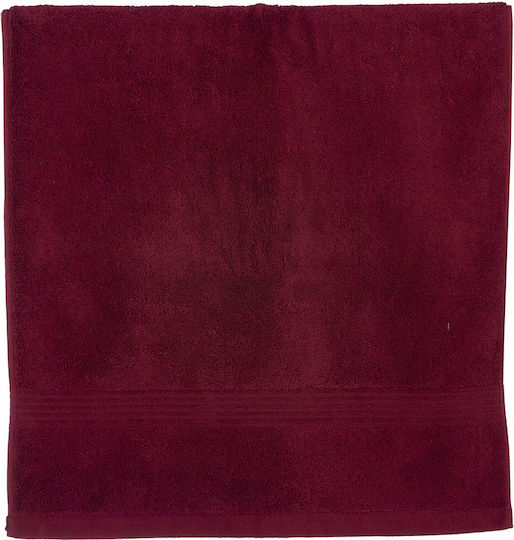 Nef-Nef Homeware Hand Towel Aegean 30x50cm Bordo Weight 500gr/m²
