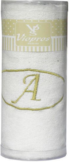Viopros Pânză de față Monogramă S 50x100cm. Ecru Greutate 480gr/m²