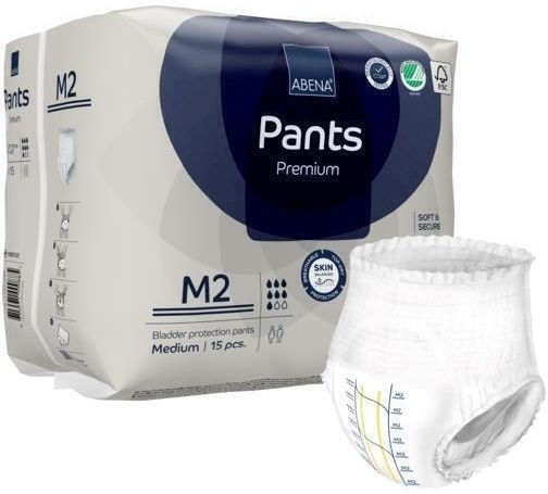 Abena Premium Πάνες Βρακάκι Ακράτειας M2 Medium 15τμχ