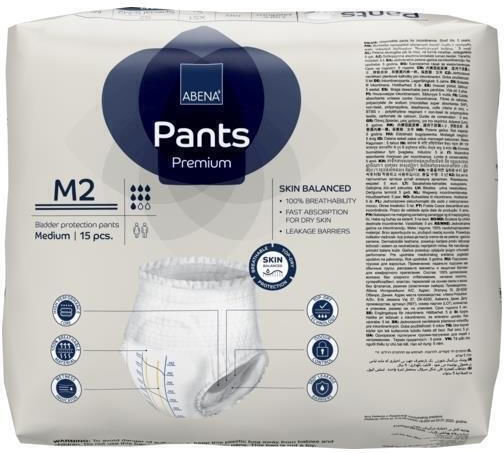 Abena Premium Πάνες Βρακάκι Ακράτειας M2 Medium 15τμχ