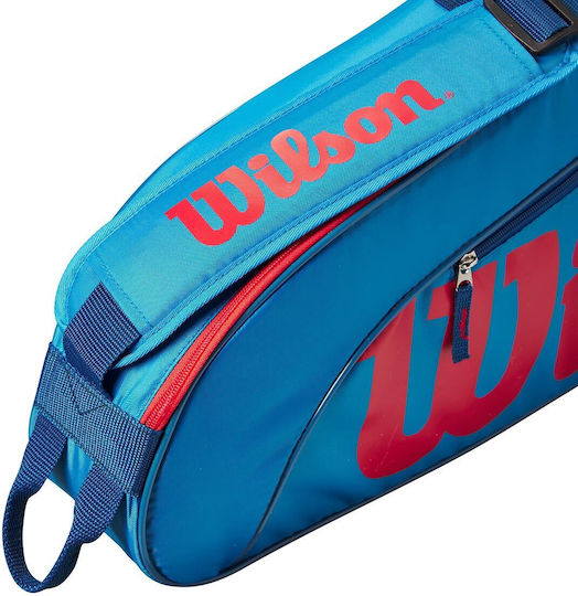 Wilson Παιδική Τσάντα Ώμου / Χειρός Τένις 3 Ρακετών Μπλε