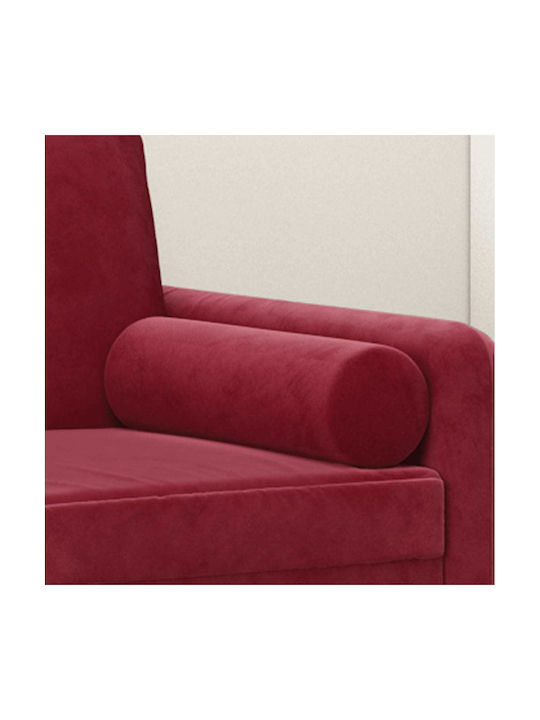 vidaXL Sofa Cushion from Velvet Burgundy 2pcs 2pcs 15x50cm.