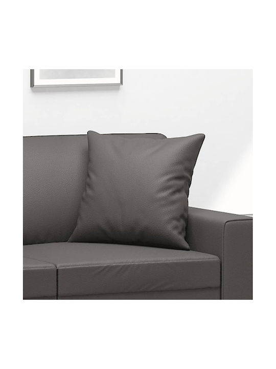 vidaXL Sofa Cushion Gray 2pcs 2pcs 40x40cm.