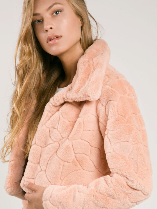 Women's Short Fur Pink