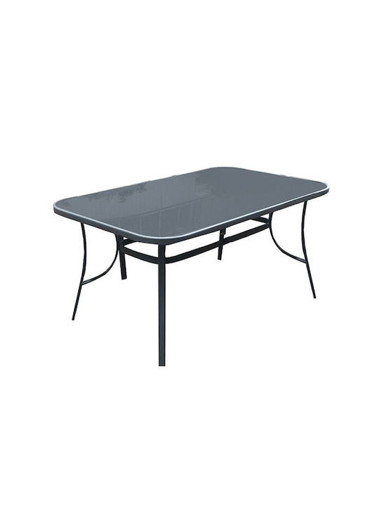 Metal Masa pentru spații exterioare Verona Gri 160x96x71buc