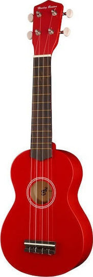 Harley Benton UK-12 Сопрано Укулеле Червено
