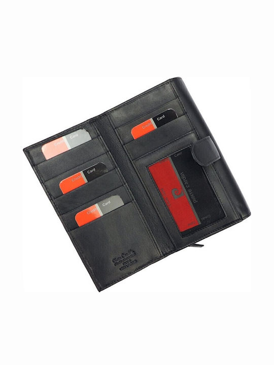 Large Leather Women's Wallet Classic Black