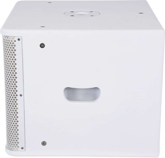 GloboStar ES112SA Самоусилващ Стенен Високоговорител 600W Брой 44.5x44.5x37.5см Бял