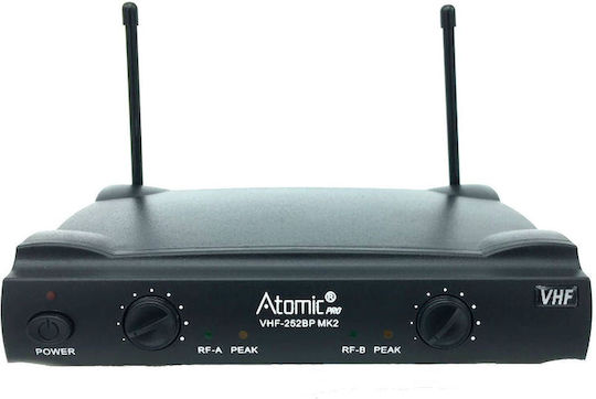 Atomic4DJ VHF252 Ασύρματο Δυναμικό Μικρόφωνο Κεφαλής για Φωνητικά